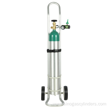 Portable 4.6L Medical Oxygen Aluminum Cylinder for Hospital